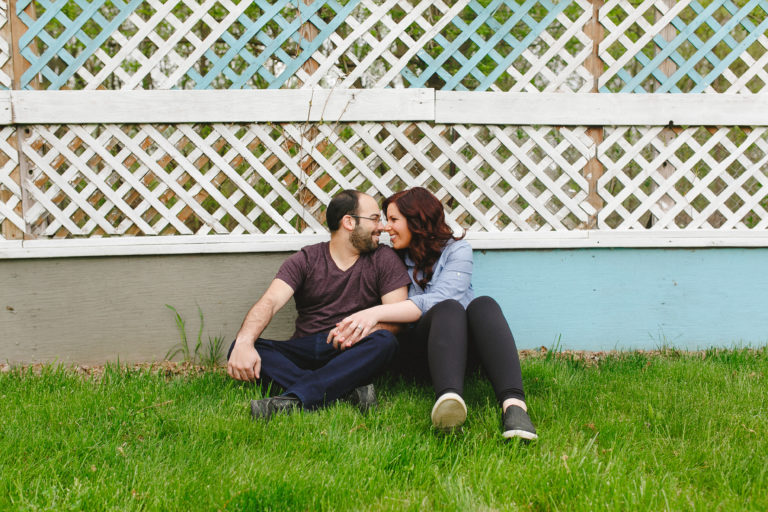 an engagement session at camp!